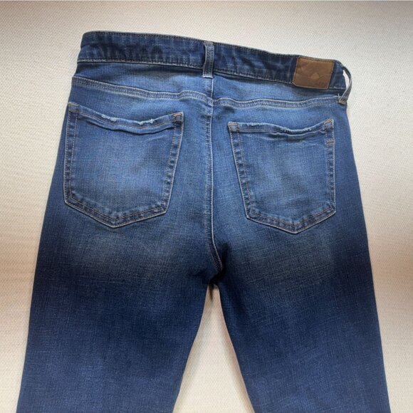 Aero Womens High Rise Skinny Jeans Size 4 Blue Denim Distressed Jeggings Casual - Picture 10 of 11